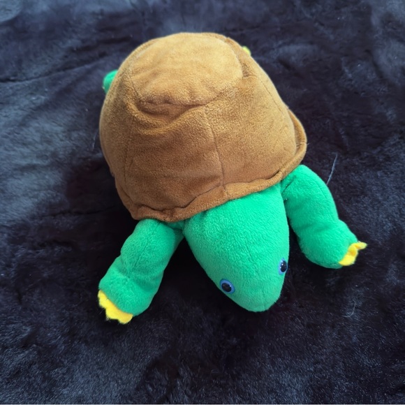 Dakin 1994 Green Brown Turtle Hand Puppet Plush Toys - Picture 4 of 8